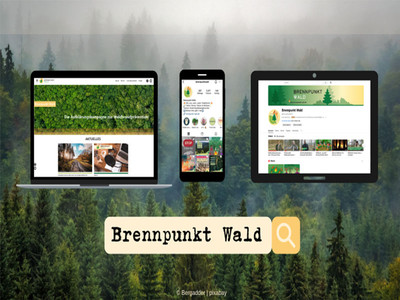 Brennpunkt Wald ist eine digitale Aufklärungskampagne für Jugendliche in sozialen Medien zur Waldbrandprävention. Quelle: Eduversum GmbH