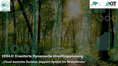 Die HolzernteApp erzeugt eine Art digitalen Zwilling der jeweiligen Forstreviere. Quelle: EDI GmbH - Engineering Data Intelligence